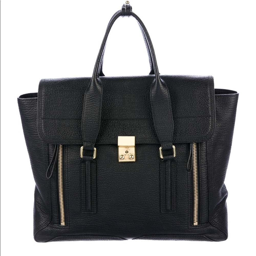3.1 Philip Lim Large Pashli Satchel Black